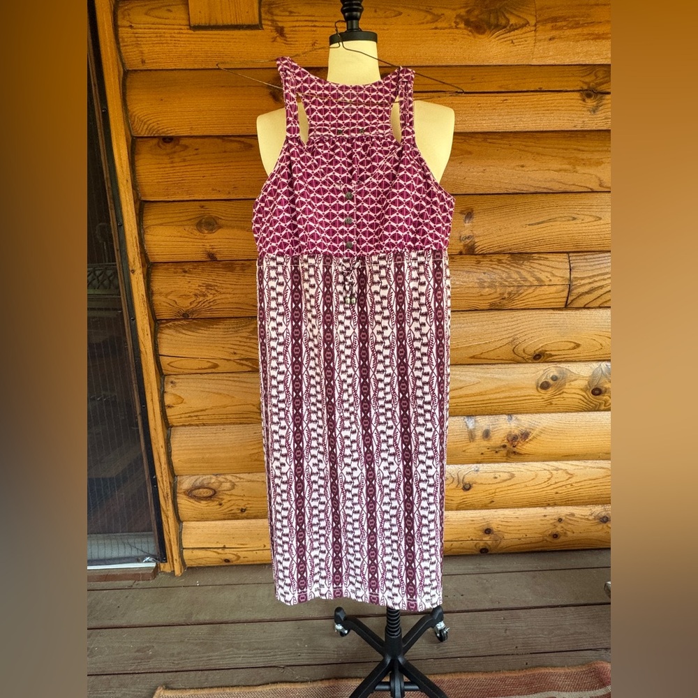 Athleta Pink and White athletic dress